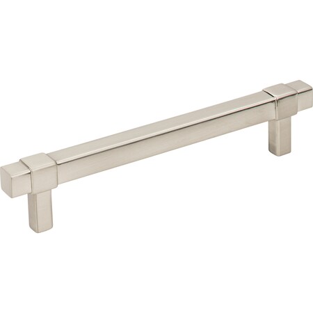 Jeffrey Alexander 128 mm Center-to-Center Satin Nickel Square Zane Cabinet Pull 293-128SN